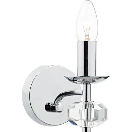 Där Lighting OLE0750 - Applique murale OLEANA 1xE14/40W/230V chromé brillant