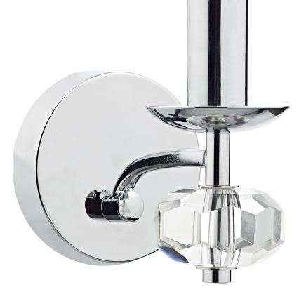 Där Lighting OLE0750 - Applique murale OLEANA 1xE14/40W/230V chromé brillant