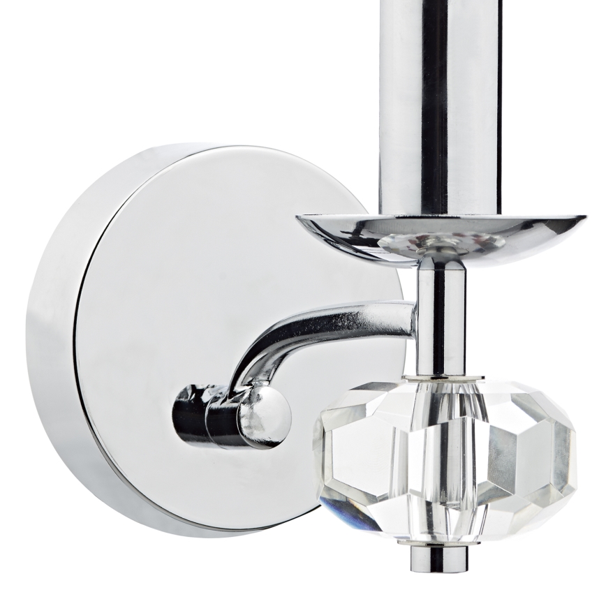 Där Lighting OLE0750 - Applique murale OLEANA 1xE14/40W/230V chromé brillant