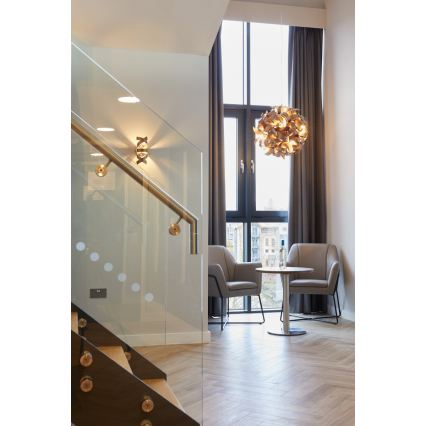 Där Lighting RAW0764 - Applique murale RAWLEY 1xG9/25W/230V cuivrée