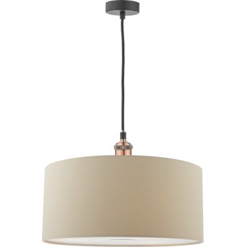 Där Lighting RON6529 - Suspension RONDA sur câble 1xE27/60W/230V beige
