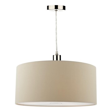Där Lighting RON6529 - Suspension sur câble RONDA 1xE27/60W/230V noir/beige