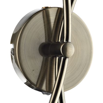 Där Lighting SEA0975 - Applique murale SEATTLE 2xG9/40W/230V en laiton