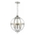 Där Lighting VAN0338 - Lustre VANESSA suspendu par chaîne 3xE14/40W/230V chrome brillant