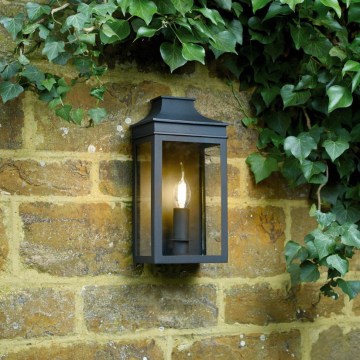 Där Lighting VAP5222 - Applique murale d'extérieur VAPOUR 1xE14/60W/230V IP44 noire