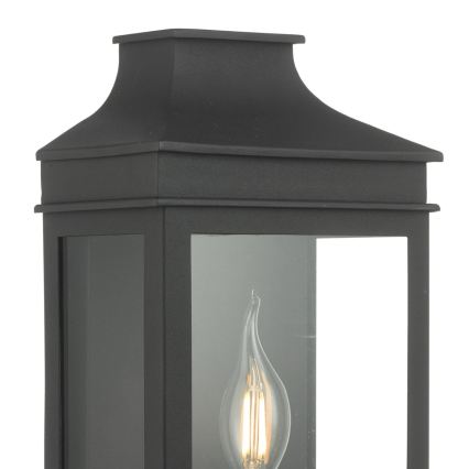 Där Lighting VAP5222 - Applique murale d'extérieur VAPOUR 1xE14/60W/230V IP44 noire