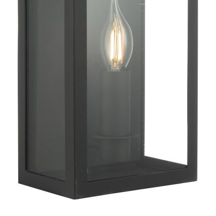 Där Lighting VAP5222 - Applique murale d'extérieur VAPOUR 1xE14/60W/230V IP44 noire