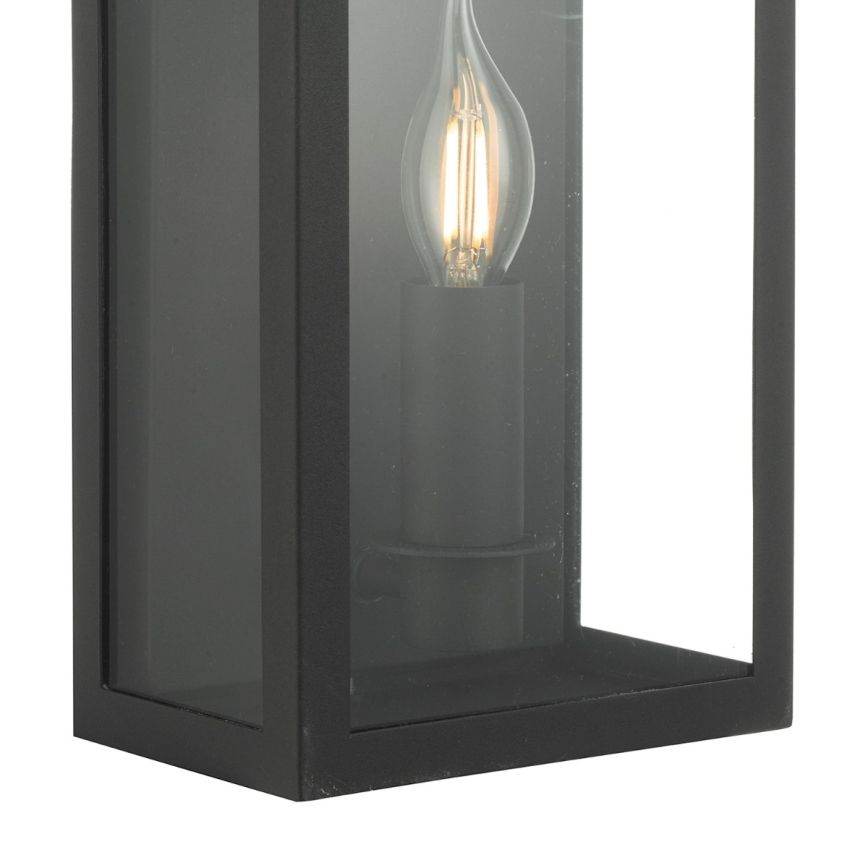 Där Lighting VAP5222 - Applique murale d'extérieur VAPOUR 1xE14/60W/230V IP44 noire