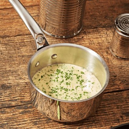 De Buyer 3410.03 - Ensemble de 3 casseroles MILADY en acier inoxydable