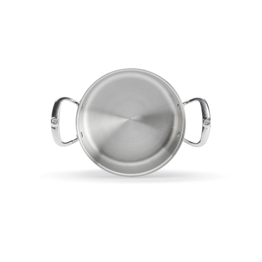 De Buyer 3427.20 - Casserole MILADY 20 cm avec couvercle, en acier inoxydable