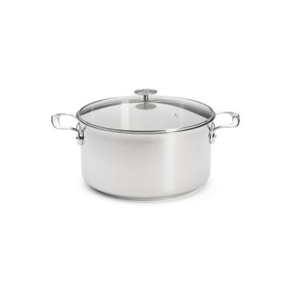 De Buyer 3427.28 - Casserole avec couvercle MILADY 28 cm en inox