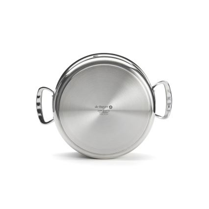 De Buyer 3427.28 - Casserole avec couvercle MILADY 28 cm en inox