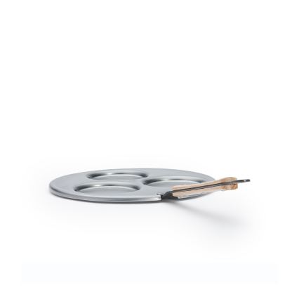 De Buyer 5712.03 - Poêle à pancakes MINERAL B BOIS 27 cm