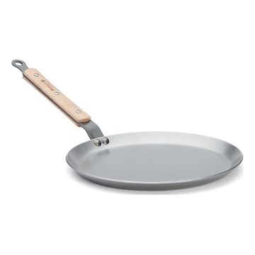 De Buyer 5715.24 - Poêle à crêpes MINERAL B BOIS 24 cm