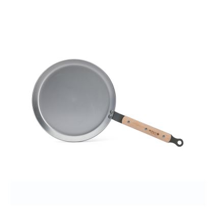 De Buyer 5715.24 - Poêle à crêpes MINERAL B BOIS 24 cm