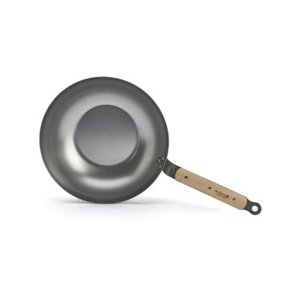 De Buyer 5717.28 - Poêle Wok MINERAL B BOIS 28 cm