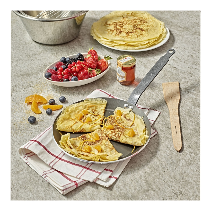 De Buyer 8485.30 - Poêle à crêpes antiadhésive CHOC RESTO INDUCTION 30 cm