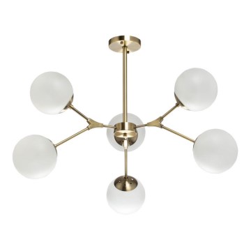 De Markt 306014006 - Lustre sur barre OLIVIA 6xE14/5W/230V