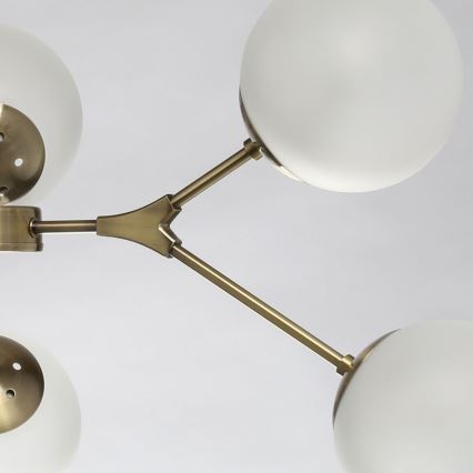 De Markt 306014006 - Lustre sur barre OLIVIA 6xE14/5W/230V