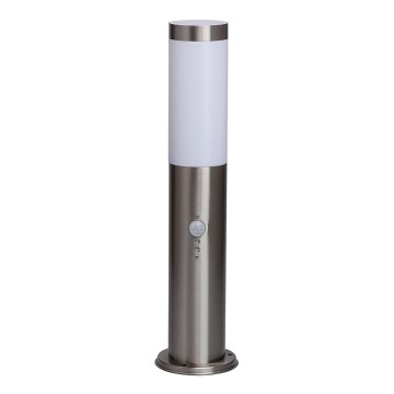 De Markt - Lampadaire extérieur avec détecteur STREET 1xE27/40W/230V IP44