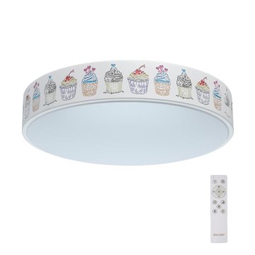 De Markt - Plafonnier LED à intensité variable pour enfant HI-TECH 1xLED/50W/230V + télécommande