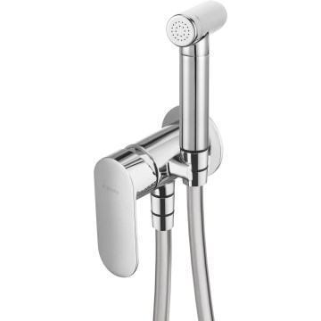 Deante BGA_034M - Mitigeur de bidet avec douchette pour installation encastrée ALPINIA chrome brillant