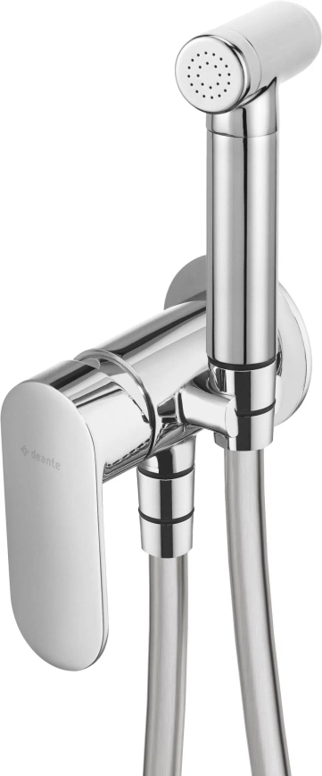 Deante BGA_034M - Mitigeur de bidet avec douchette pour installation encastrée ALPINIA chrome brillant