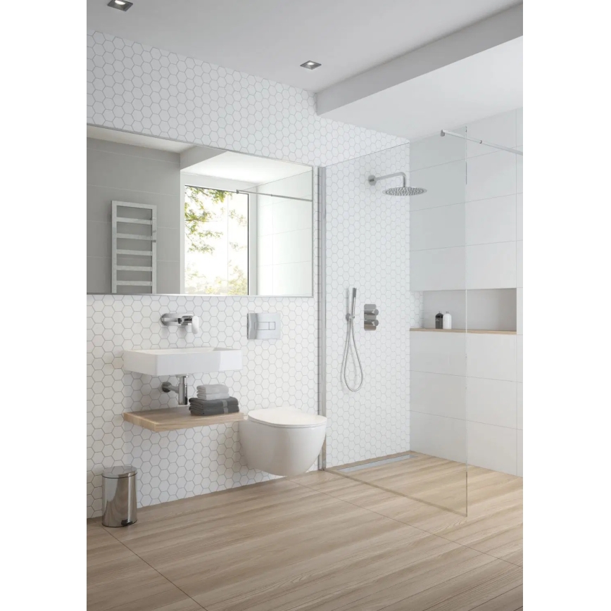 Deante BGA_054L - Mitigeur de lavabo pour installation encastrée ALPINIA, chrome brillant