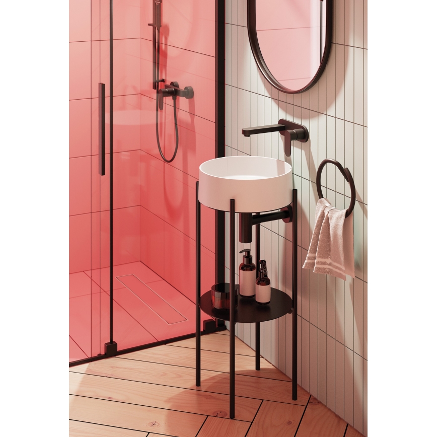 Deante BGA_N54L - Mitigeur de lavabo pour installation encastrée ALPINIA noir