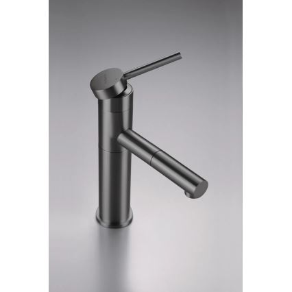 Deante BGE_D22M - Mitigeur pour lavabo ORA avec douchette extractible, 22,9 cm, titane