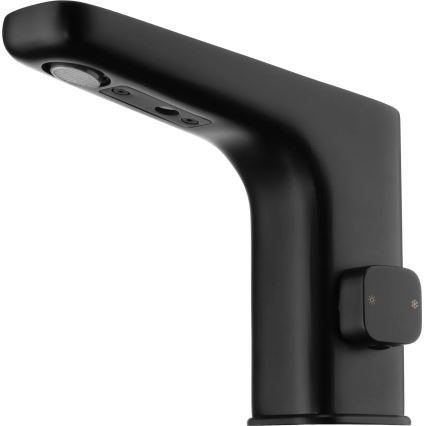 Deante BQH_N29V - Robinet de vasque sans contact avec régulation de température HIACYNT 230/6V noir
