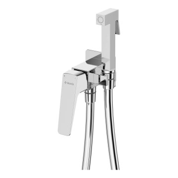Deante BQL_034M - Mitigeur de bidet avec douchette hygiénique pour installation encastrée BLUR chrome brillant