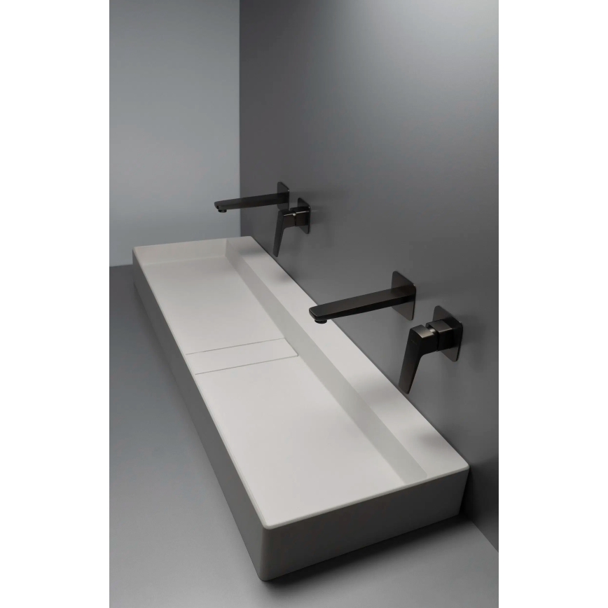 Deante BQL_N54L - Mitigeur de lavabo encastré BLUR noir