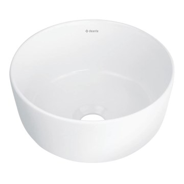 Deante CDJ_6U2S - Lavabo à poser JASMIN diamètre 28 cm céramique/blanc
