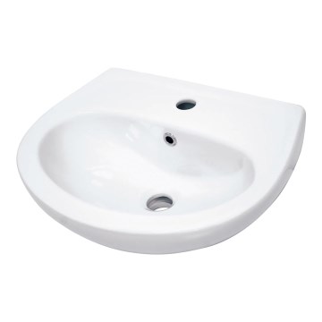 Deante CDJ_6U4W - Lavabo suspendu avec perçage pour robinetterie JASMIN 45,7x36,4 cm  céramique/blanc