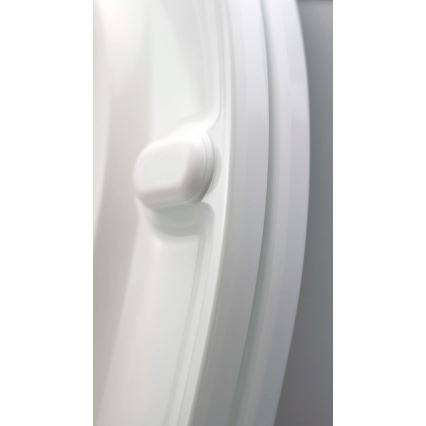 Deante CDJD6RPS - Toilette sur pied avec un abattant JASMIN céramique/blanc