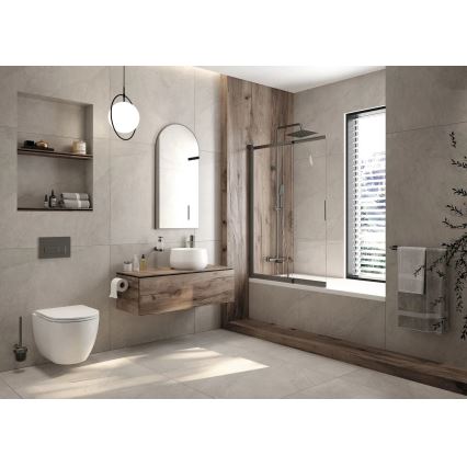Deante CGRD6ZPW - Toilettes suspendues avec abattant ROUND céramique/blanc