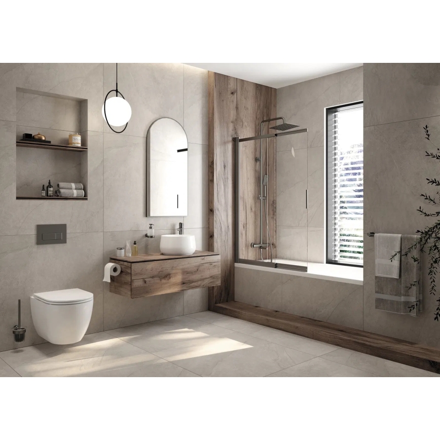 Deante CGRD6ZPW - Toilettes suspendues avec abattant ROUND céramique/blanc