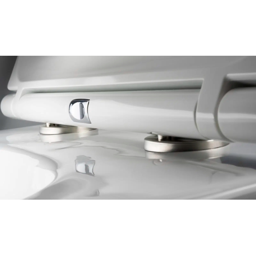 Deante CGRD6ZPW - Toilettes suspendues avec abattant ROUND céramique/blanc