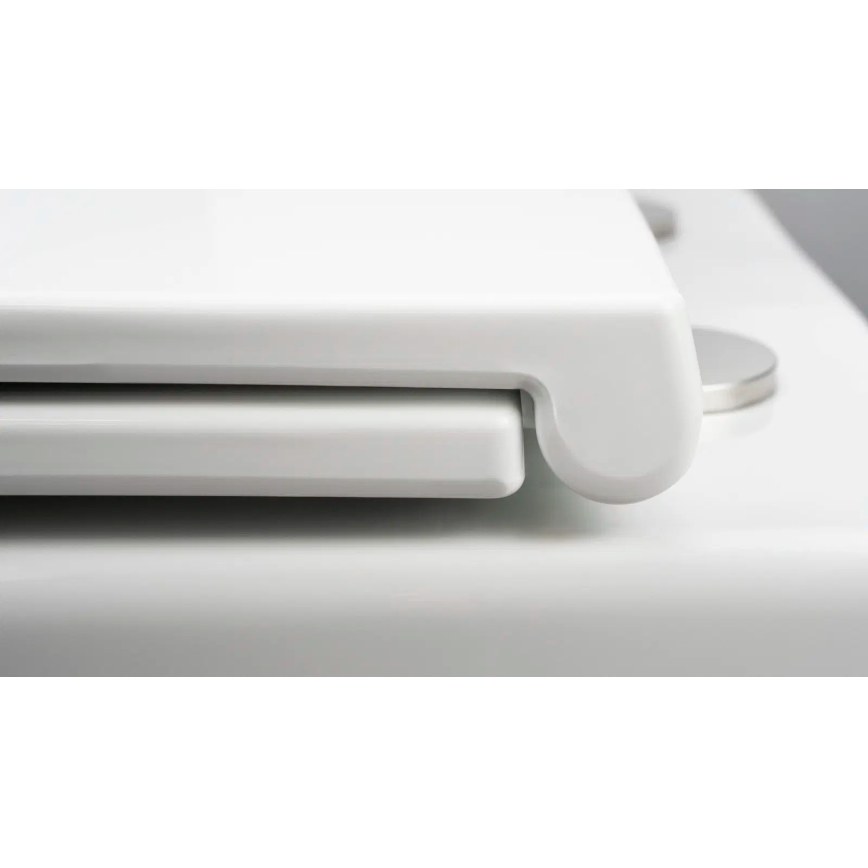 Deante CGRD6ZPW - Toilettes suspendues avec abattant ROUND céramique/blanc