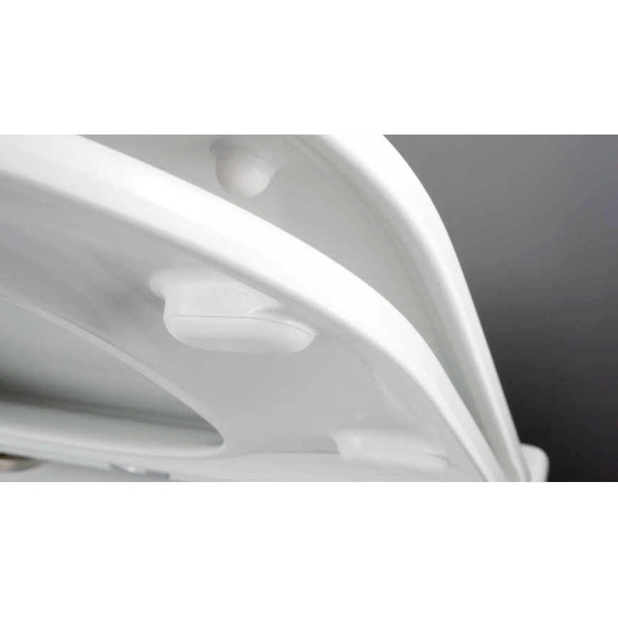 Deante CGRD6ZPW - Toilettes suspendues avec abattant ROUND céramique/blanc