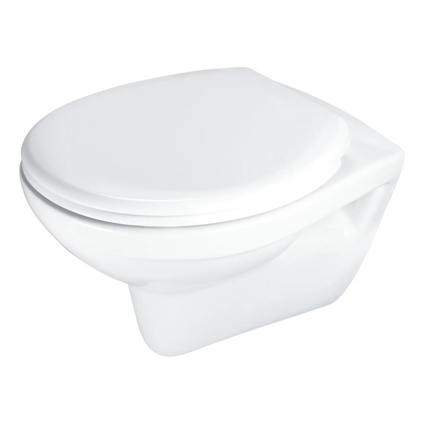 Deante CMOD6SPW - WC suspendu BORO en céramique, abattant à fermeture douce SoftClose, blanc