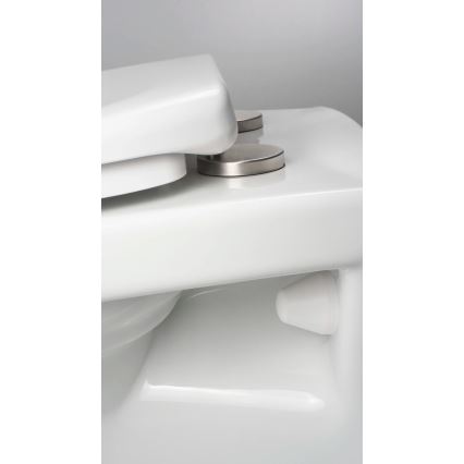 Deante CMOD6SPW - WC suspendu BORO en céramique, abattant à fermeture douce SoftClose, blanc