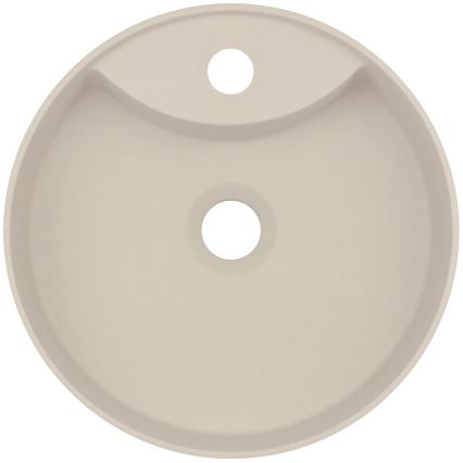Deante CQS_5U4B - Vasque à poser avec orifice pour le robinet SILIA d. 36 cm granit/beige