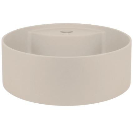 Deante CQS_5U4B - Vasque à poser avec orifice pour le robinet SILIA d. 36 cm granit/beige
