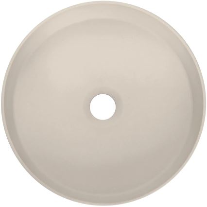 Deante CQS_5U4S - Lavabo à poser SILIA Ø 36 cm granit/beige