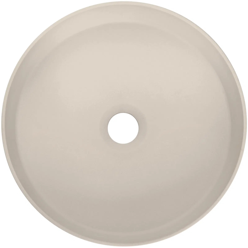 Deante CQS_5U4S - Vasque à poser SILIA d. 36 cm granit/beige