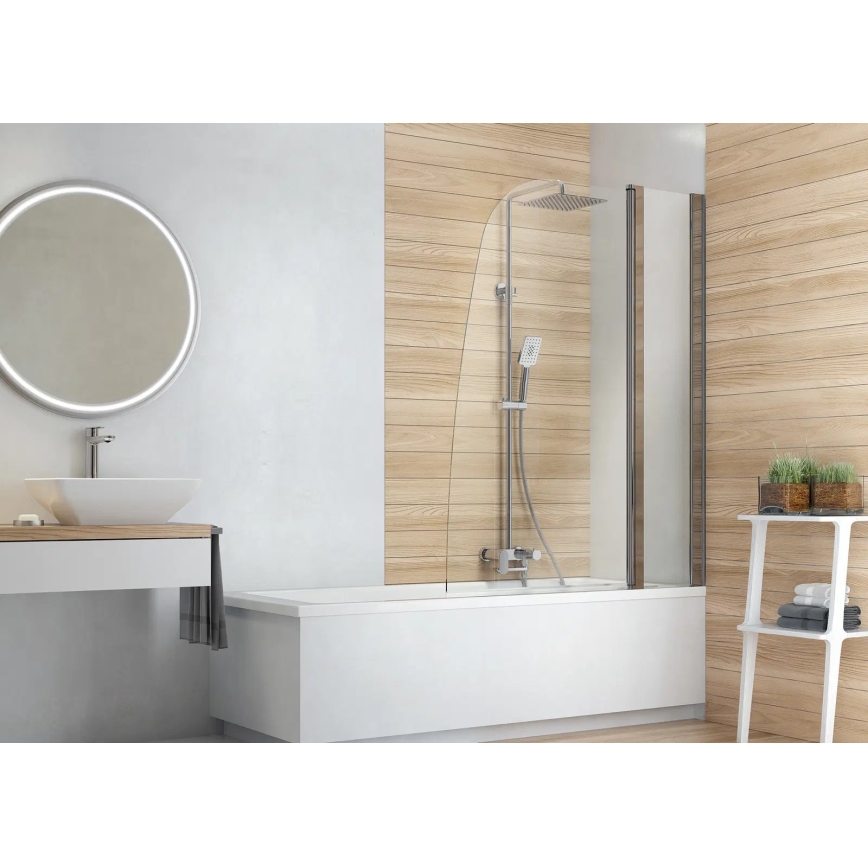 Deante NAC_01AM - Ensemble de douche ALPINIA avec mitigeur, finition chrome brillant