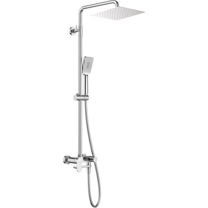 Deante NAC_01AM - Ensemble de douche ALPINIA avec mitigeur, finition chrome brillant