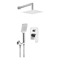 Deante NAC_09LP - Ensemble de douche avec mitigeur encastré ALPINIA chrome brillant